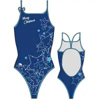 Turbo Stars Christmas Swimsuit Bleu 3XL Femme