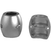 PLASTIMO Anode ondulée en zinc 25 Mm argent argent One Size