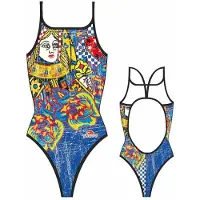 Turbo Queen Heart Vintage Swimsuit Multicolore 4XL Femme