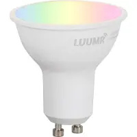 QAZQA Spot apparent intelligent blanc et acier inclinable avec WiFi GU10 - Rondoo up