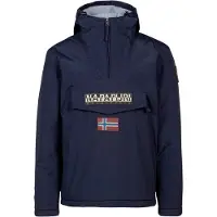 Napapijri Veste mi-saison 'Rainforest' marine / noisette / rouge feu / blanc