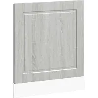 vidaXL Panneau de cache-lave-vaisselle Porto Gris Sonoma 60 x 1,5 x 57 cm