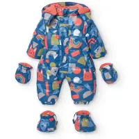 Boboli Technical Fabric Babygrow Suit Multicolore 1 Months Enfants