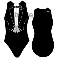 Turbo Smoking Swimsuit Noir 5XL Femme