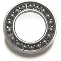 BLACK BEARING 6000-2rs Ceramic Bearings Argenté 10 x 26 x 8 mm
