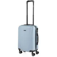 Itaca unisex. 71150-09 Valise rigide de cabine de voyage 71150 Bleu -55x38x20cm (OSFA), Casuel, ABS/Polycarbonate