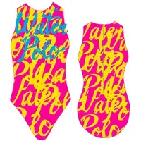 Turbo Script Swimsuit Rose XL Femme
