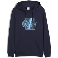 Puma Manchester City Fc Football Culture 25/26 Hoodie Bleu 2XL Homme