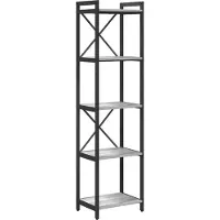 vidaXL Bibliothèque Sonoma gris 40 x 30 x 153 cm Bois d'ingénierie