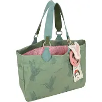 Fritzi aus Preußen sac shopper Fritzi x Frida Kahlo Izzy Limited Kolibri Canvas Shopper Green vert