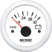 Recmar Voltmeter 8-32v Argenté