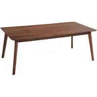 Beliani Table À Manger 8 Places Madox Imitation Bois Bois Foncé