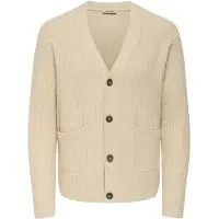 Only & Sons Vestes en maille 'ONSFrame' crème