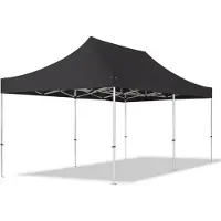 TOOLPORT 3x6 m Tonnelle pliante Alu, PES 800, noir