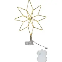 Star Trading LED-Baumspitze "Topsy", Sternform, or, outdoor