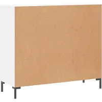 vidaXL Sideboard Blanc 90x34x80 cm Bois composite