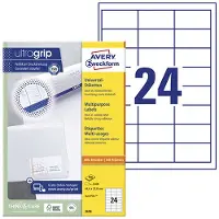 Avery A4 64.6x33.8 Mm Stickers Clair Enfants