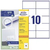 Avery Zweckform Universal-Etiketten 3425, ultragrip, 105 x 57 mm, 1000 Stück