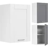 Hioshop Armoire de cuisine Largeur 40 cm Porte en bois Armoire suspendue Cuisine Meubles de cuisine Landhaus Colura