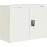 vidaXL Classeur blanc 90x40x110 cm acier