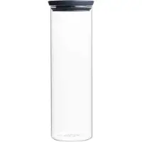 Brabantia 298240 pot Verre Gris, Transparent