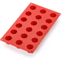 Lékué Multicavities, Moule à gâteau, Rouge