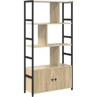 vidaXL Étagère Chêne sonoma 80 x 30 x 155.5 cm Bois d'ingénierie
