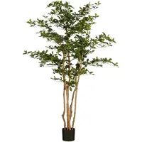 Mica Decorations Olivier artificiel en pot - - H183 x Ø130 cm - Vert