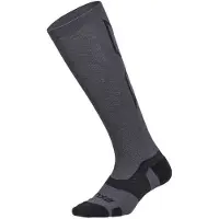 2XU Vectr Light Cushion 30- Long Socks 37 Cm Gris EU 42-46 / 36-40 cm