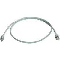 Telegärtner Teleg "rtner Câble patch, cat.6A (profond), S/FTP, 0,25 m, gris