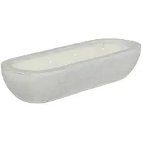 Konges Sløjd BOUGIE CITRONELLE 10H POT CIMENT 580G 40X15.5X8CM