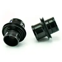 Race Face Vault F 412 20x110 Mm Boost Front Hub End Caps 2 Units Noir