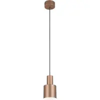 TRIO Pendule en cuivre rouge Agudo Ø12cm