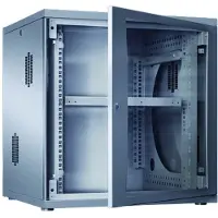 Rittal FlatBox (12 HE, Rack 19 pouces), Armoire serveur, Gris