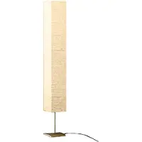 vidaXL Lampe sur pied avec support en acier 170 cm Beige