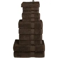 vidaXL Ensemble de serviettes de qualité supérieure SOLUND 12 pcs