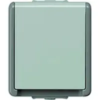 Siemens Prise, snap-in, 2 voies, Delta, avec couvercle à charnière, horizontale, IP44, gris - Prise 5UB4722