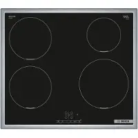 Bosch PIE645BB5E Série 4 Table de cuisson autarcique à induction, largeur 60 cm, avec cadre à poser, Touch Select, noir