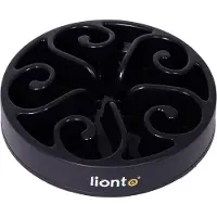 Lionto Gamelle Pour Chiens Gamelle Anti-Glouton Gamelle Nourriture Gamelle Pour Chats Anti-Dérapante Gamelle Pour Chiens Anti-Glouton Gamelle Nourriture Tailles Différentes 20 Cm Noir