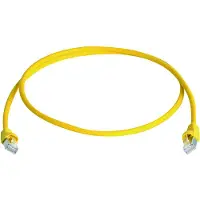Telegärtner Teleg "rtner Câble patch, cat.6A (profond), S/FTP, 10,0 m, jaune