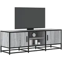 vidaXL Armoire TV Gris Sonoma 120x35x41 cm Bois composite et métal
