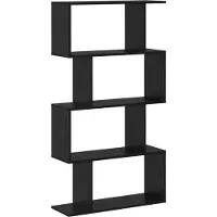 vidaXL Bibliothèque Noir 70 x 24 x 129 cm Bois d'ingénierie