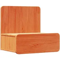 vidaXL Table de chevet avec tiroir Marron cire 44 x 32,5 x 40 cm
