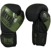 Metal Boxe Gants Métal Boxe Blade Noir - Vert14 Oz