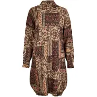 Apricot Robe mélange de couleurs