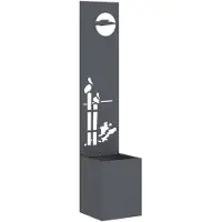 vidaXL Écran de confidentialité de jardin Anthracite 32 x 140 cm