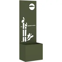 vidaXL Écran de confidentialité de jardin Vert olive 50 x 140 cm