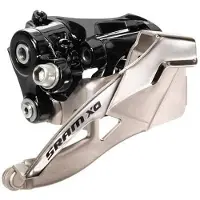 Sram X0 Low Dm Top Pull S3 Front Derailleur Argenté 2 x 10s