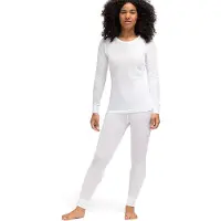Maier Sports Lena Long Sleeve Base Layer Set Blanc S Femme