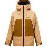 Peak Performance - Veste de ski isolante - M Edge 2L Insulated Jacket Sierra Sand Earthy Summit pour Homme - Taille S - Beige